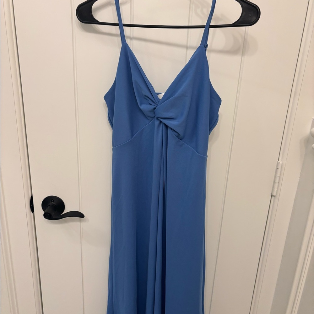 H&M Blue Midi Dress